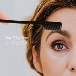 3 Pieces Teasing Brush Set Bristle Hair Brush 3 Row Teasing Brush Dual Edge Brush Sturdy Styling Comb Parting Comb for Brushing, Combing, Slicking Hair for Stylist Women (Black) - Image 3