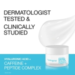 Neutrogena Hydro Boost+ Caffeine Eye Gel Cream, Fragrance-Free Cream with Hyaluronic Acid, Caffeine & Peptide Complex to Reduce the Look of Dark Circles, Fine Lines & Puffiness, 0.5 oz - Image 6