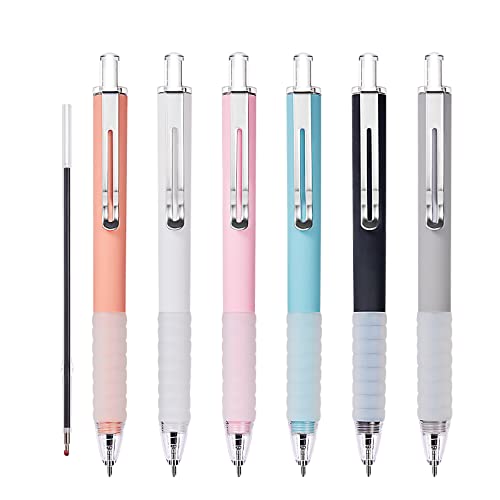 41mMHmk3VtL.jpg FULLPAD Black Ballpoint Pens, Retractable Medium Point 1.0mm Office Supplies Pen with Super Soft Grip & Metal Gold Clip, Smooth Writing Black Ink Journaling Pens, Gift Pen Set - Image 1