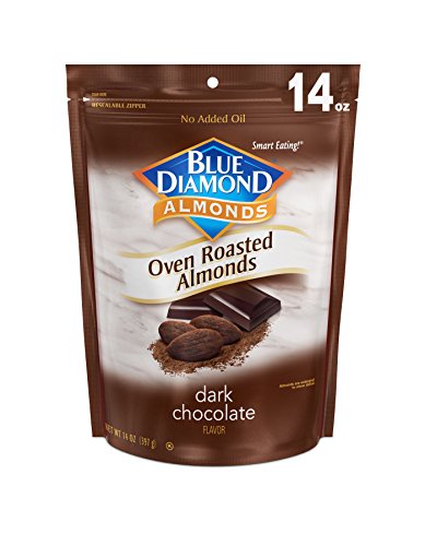 41r2oY5O81L.jpg Blue Diamond Almonds, Oven Roasted Cocoa Dusted Almonds, 14 Ounce - Image 1