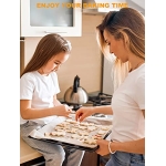 SMARTAKE 200 Pcs Parchment Paper Baking Sheets, 12x16 Inch Non-Stick Precut Baking Parchment, Suitable for Baking Grilling Air Fryer Steaming Bread Cup Cake Cookie and More (White) - Image 3