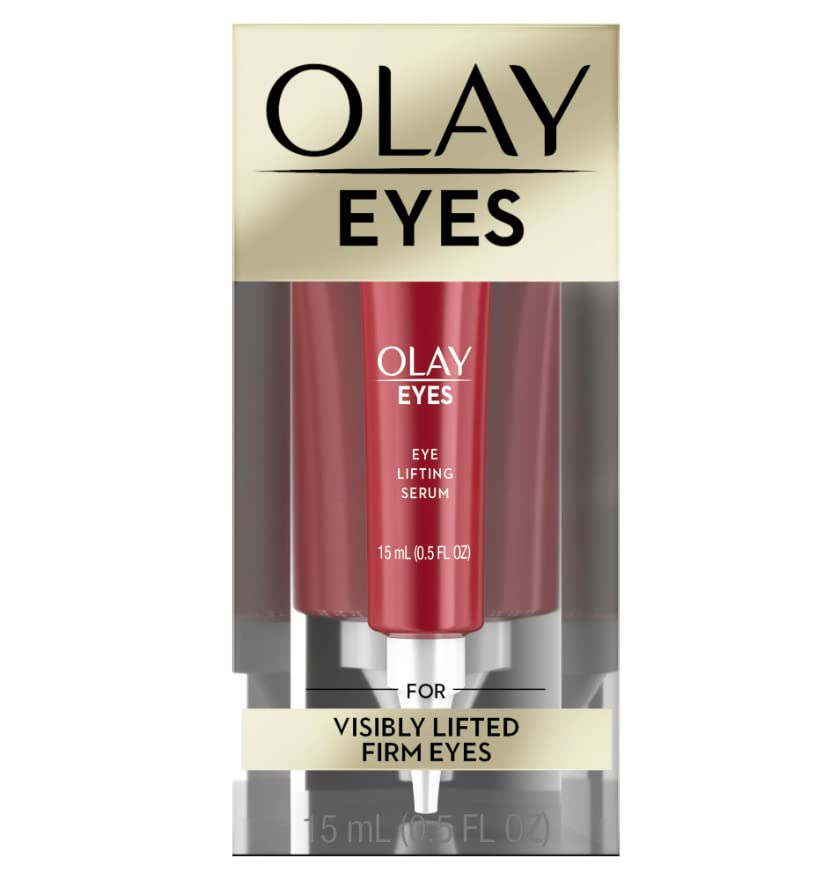 51DtaahbkDL.jpg ΟΙay Eyes Eye Lifting Serum for Visibly Lifted Firm Eyes, 0.5 Fl Oz (15 ml) EACH - Amino-Peptide and Vitamin Complex (Pack of 2). - Image 1