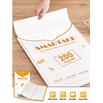 SMARTAKE 200 Pcs Parchment Paper Baking Sheets, 12x16 Inch Non-Stick Precut Baking Parchment, Suitable for Baking Grilling Air Fryer Steaming Bread Cup Cake Cookie and More (White) - Image 8