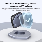UGREEN FineTrack Air Tracker Tags (iOS Only) 4 Pack, 2-Year Replaceable Battery Bluetooth Tracker Compatible with Apple Find My, Item Finder Smart Tag for Keys, Luggage - [Apple Find My Certified] - Image 8