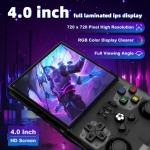 R36MAX Retro Handheld Game Console, Retro Gaming Console with 64G Built-in 18000+ Classic Games, 4.0 Inch 720x720 IPS Screen, Portable Handheld Linux System, 4000mAh Battery (Black) - Image 5