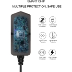 12V 2A Power Supply AC Adapter Replacement with 8 Tips, Regulated 12 Volts 2000mA Cord Charger for LED Strip Light, CCTV Camera, GPS, Webcam, Router, BT Speaker DC12V Transformer (6ft) - Image 3