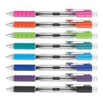 TUL Retractable Gel Pens, Bullet Point, 0.5 mm, Gray Barrel, Assorted Bright Ink Colors, Pack Of 8 - Image 8