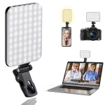 ALTSON 60 LED Portable Selfie Light Video Conference Lighting with Clip & Camera Tripod Adapter Rechargeable 2200mAh CRI 97+, 3 Light Modes for Phone iPhone Webcam Laptop Photo Makeup - Image 2