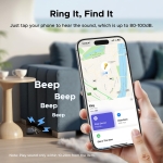 UGREEN FineTrack Air Tracker Tags (iOS Only) 4 Pack, 2-Year Replaceable Battery Bluetooth Tracker Compatible with Apple Find My, Item Finder Smart Tag for Keys, Luggage - [Apple Find My Certified] - Image 5