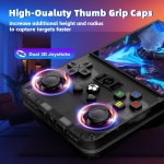 R36MAX Retro Handheld Game Console, Retro Gaming Console with 64G Built-in 18000+ Classic Games, 4.0 Inch 720x720 IPS Screen, Portable Handheld Linux System, 4000mAh Battery (Black) - Image 7