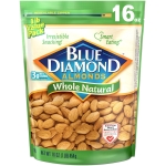 Blue Diamond Almonds Whole Natural, 16 oz.