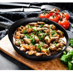 Utopia Kitchen Pre Seasoned Cast Iron Skillet 3 Piece, Cast Iron Grill Pan, Frying Pans, Saute Fry Pan, Cast Iron Set (Black) - Image 3